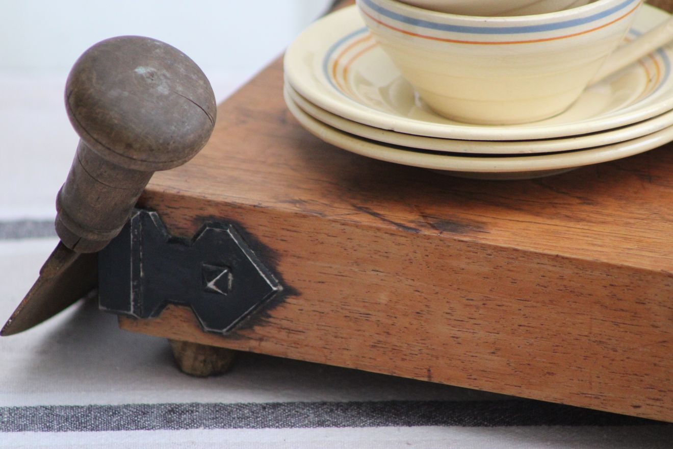 Old wooden log