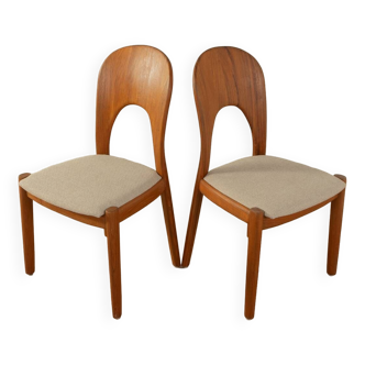 1960s dining chairs, Niels Koefoed