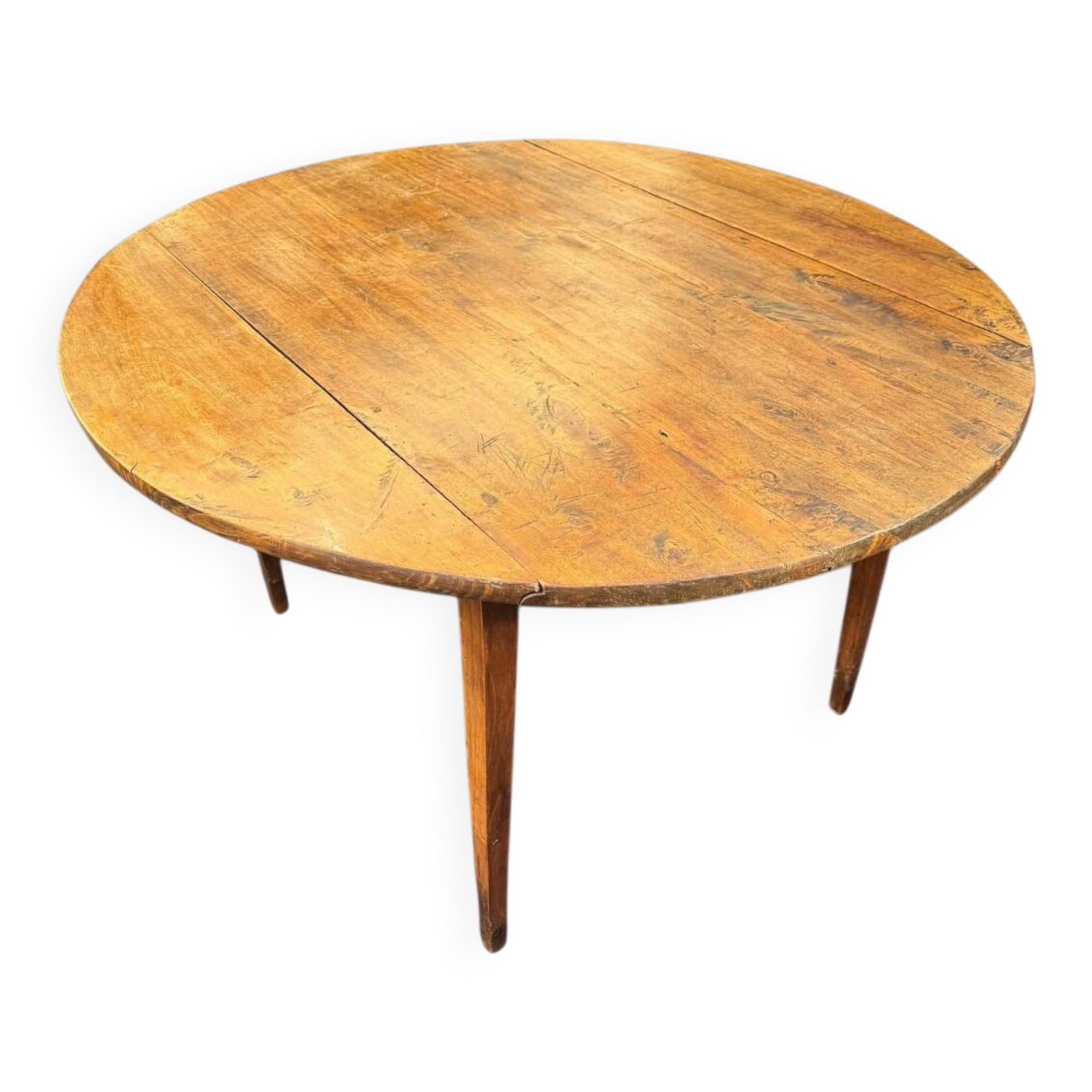 Table à volant – XIXe siècle Noyer / Travail régional