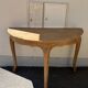 Golden oak console