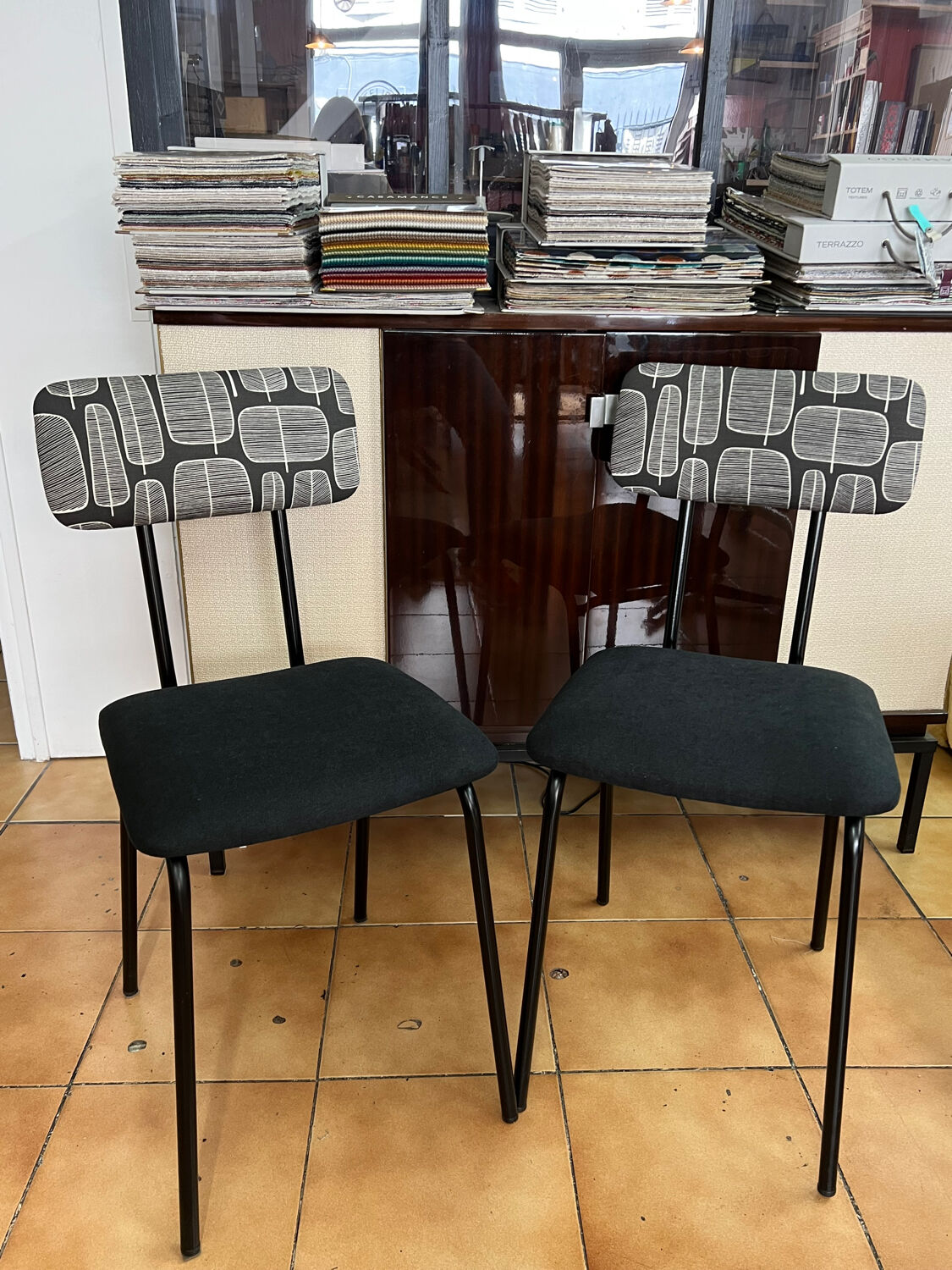 Pair of refurbished chairs