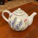 Théière au décor fleuri, 1000ml, passoire intégrée