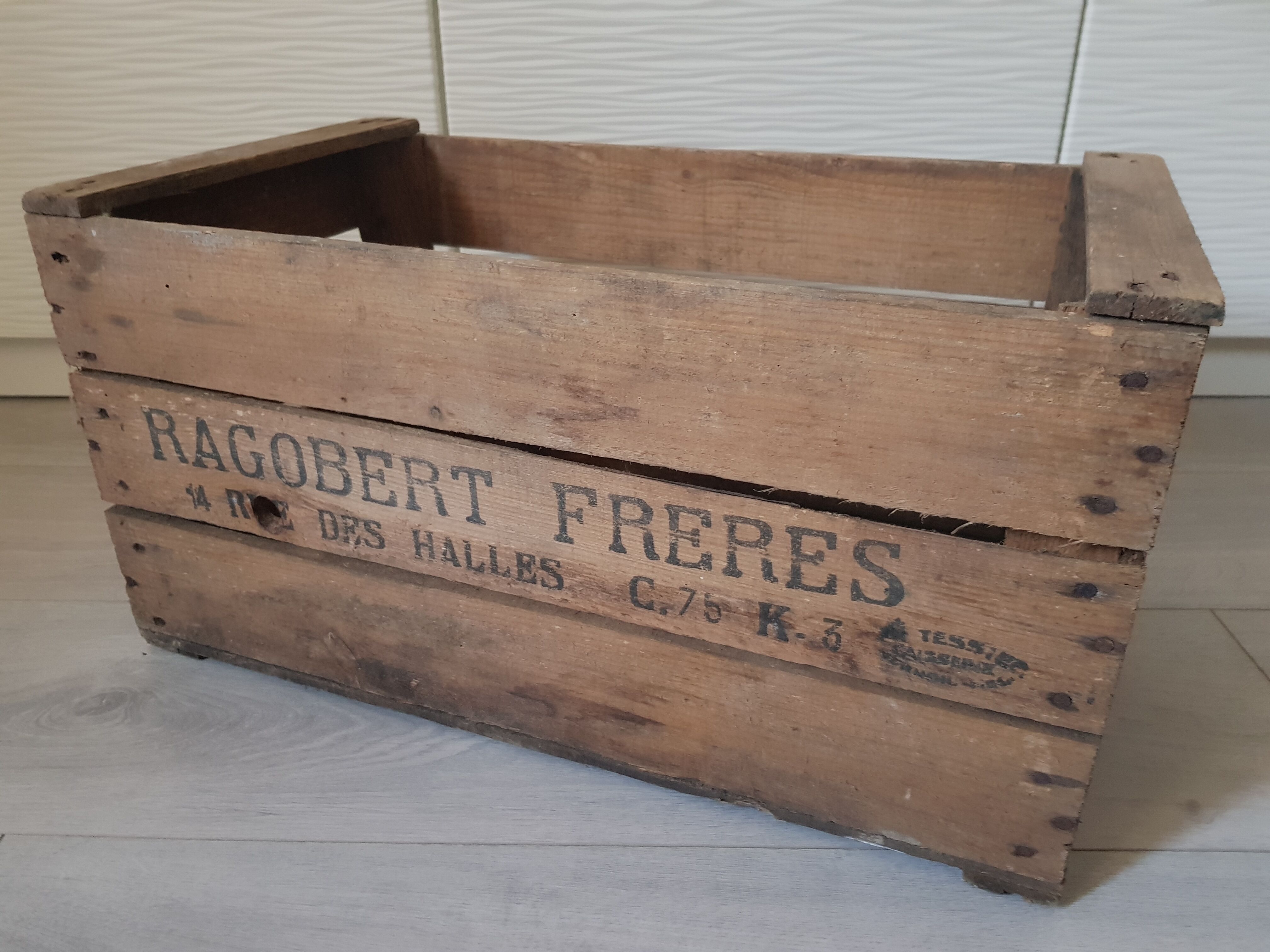 Old wooden crate