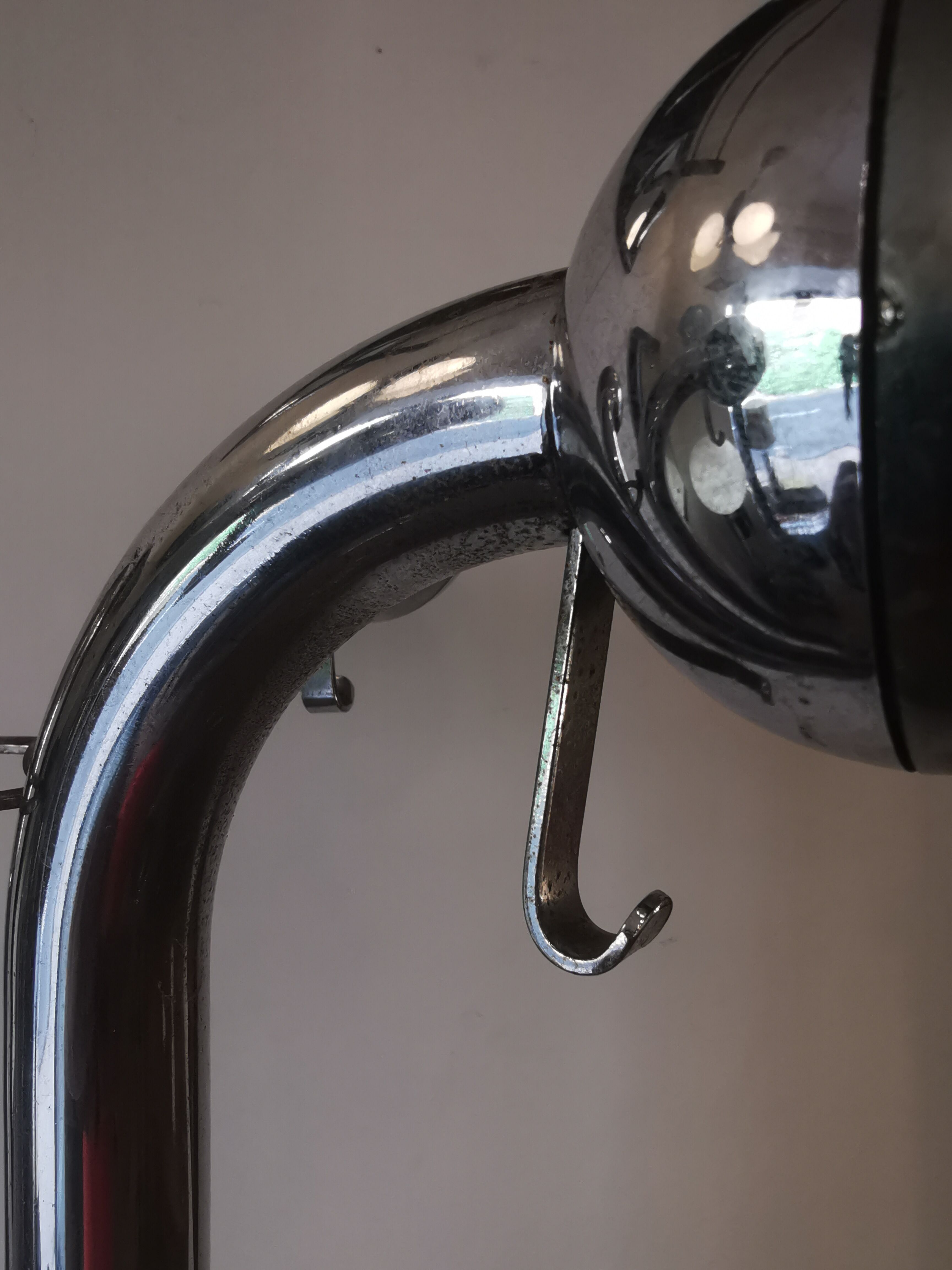 Italian vintage coat rack and umbrella holder Space Age 70s