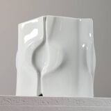 Vintage Op-art porcelain vase by Klaus Henning for Fürstenberg