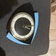 Formica vintage wall clock 70s DAM electic blue black