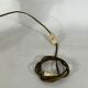 Vintage Large Italian Solid Brass table lamp from 50s