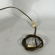 Lampe de table italienne en laiton massif des années 50