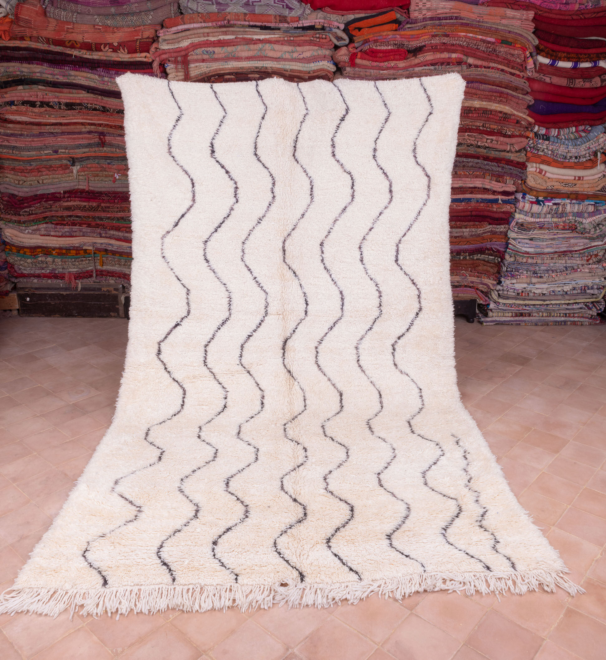 Blessed striped Ouarain carpet