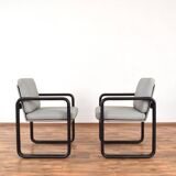 Mid-Century Leather Lounge Chairs by Burkhard Vogtherr for Rosenthal, 1970s