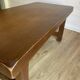 Grande table basse ancienne en bois massif - Esprit campagne chic