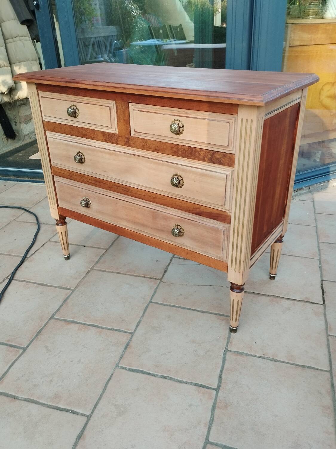 Beautiful old Louis XVI style chest of drawers