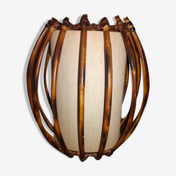 Lamp to be placed in rattan