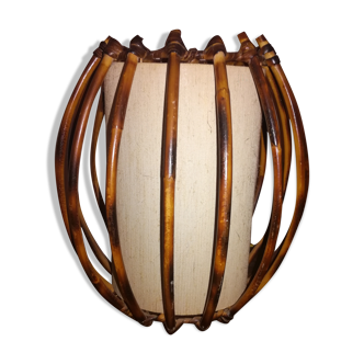 Lamp to be placed in rattan