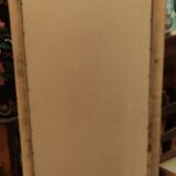 Old beveled mirror with gilded wood frame 20th century