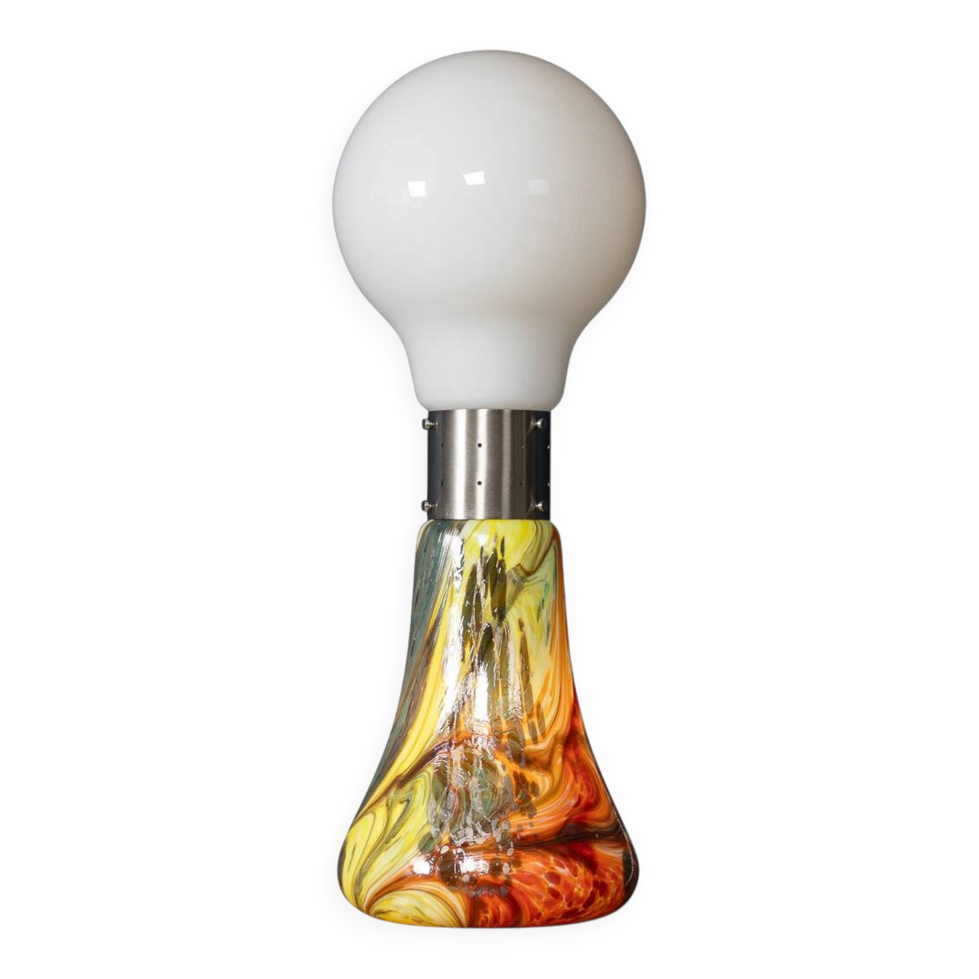CONTEMPORARY 21stC ITALIAN BIRILLO TABLE / FLOOR LAMP OF RECENT PRODUCTION