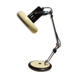 Aluminor 70's ivory articulated desk lamp