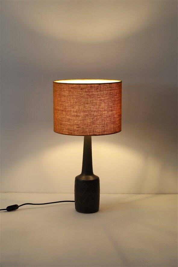 Big “DL 32” ceramic table lamp by Per Linnemann-Schmidt for Palshus / 1960s / 1970s