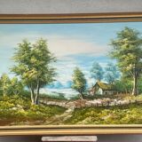 Oil on canvas, signature to identify