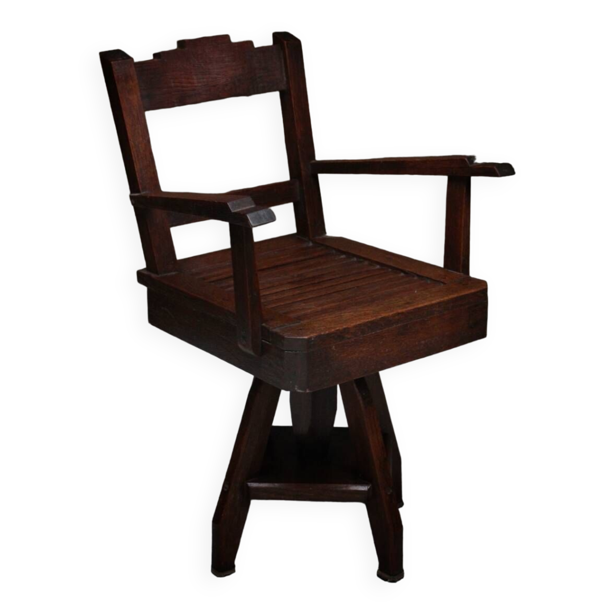 Swivel armchair Dutch design Amsterdam art deco 1930