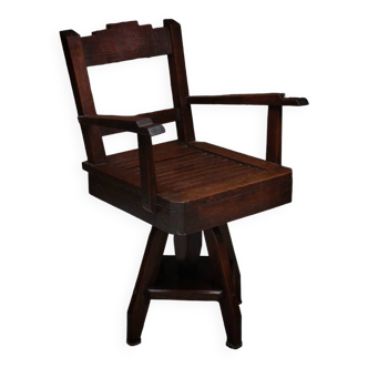 Swivel armchair Dutch design Amsterdam art deco 1930