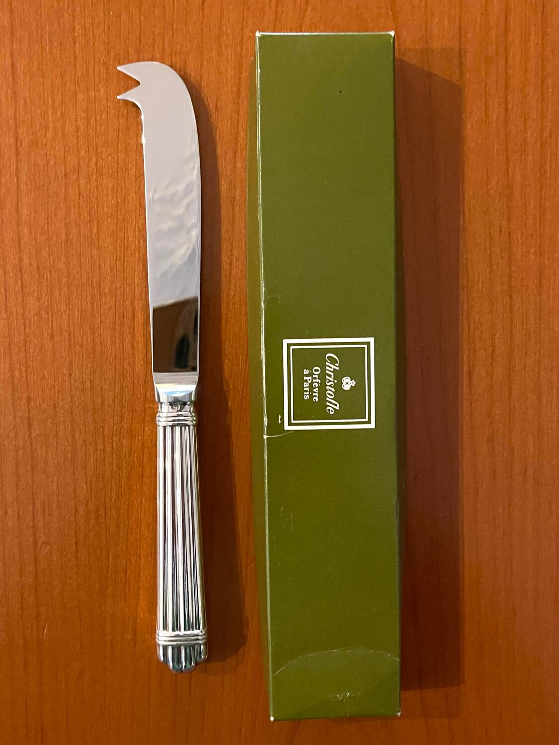 Christofle Aria cheese knife, very good condition