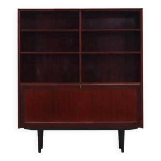 Mahogany bookcase, Danish design, 1970s, production: Denmark