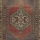 Vintage Handmade Turkish Oriental Rug for Country Homes, Rustic & Tribal Interiors. 100% Wool