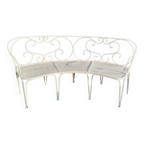 Arc garden bench