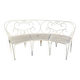 Arc garden bench