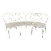 Arc garden bench