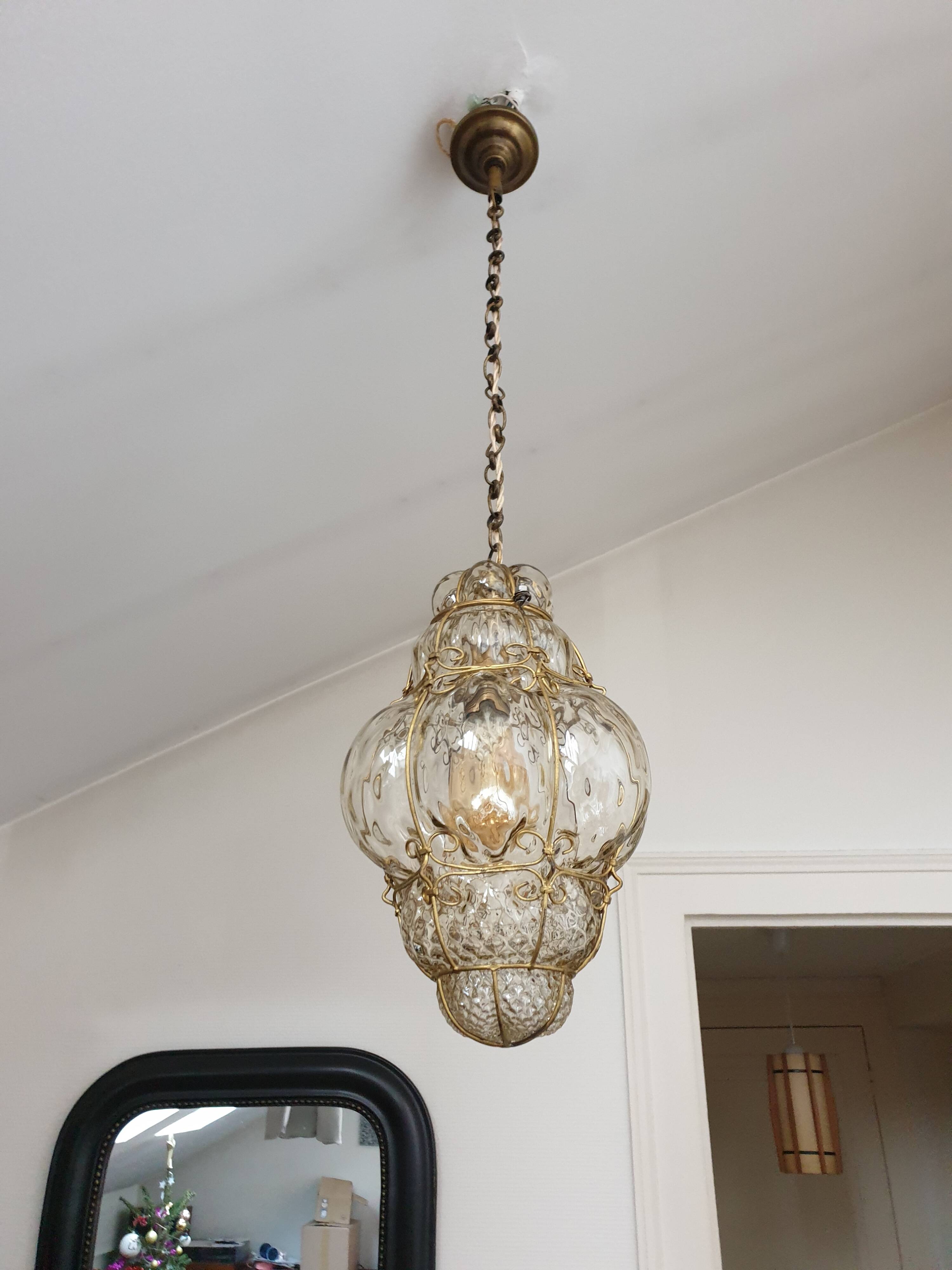 Murano Mid-Century Venetian Lantern