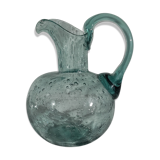 Bubble glass pitcher