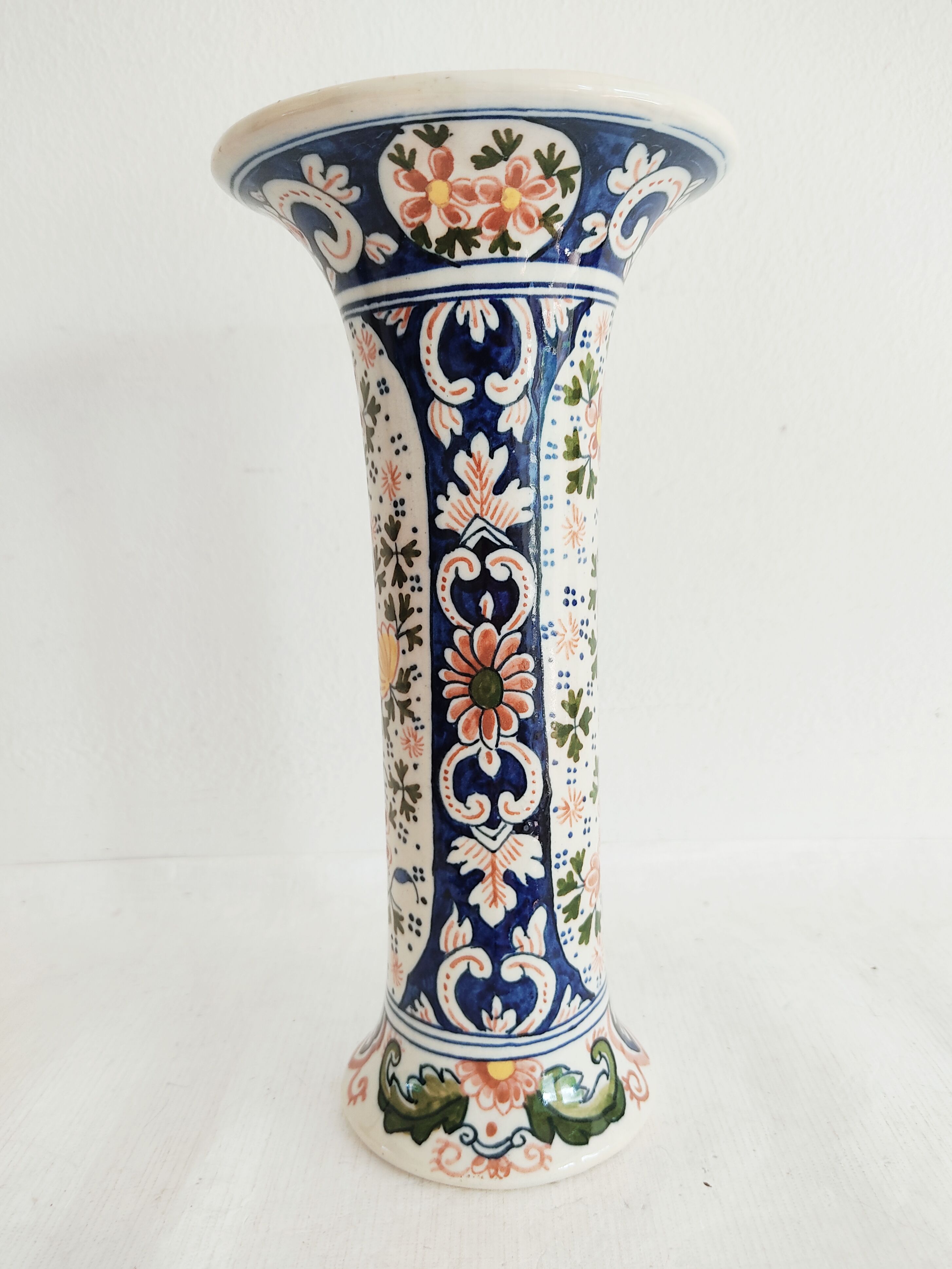 Vase bfk boch brothers keramis decoration flowers