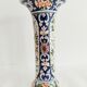 Vase bfk boch frères keramis décor fleurs