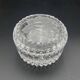 Petite bonbonnière en cristal décor floral-637002