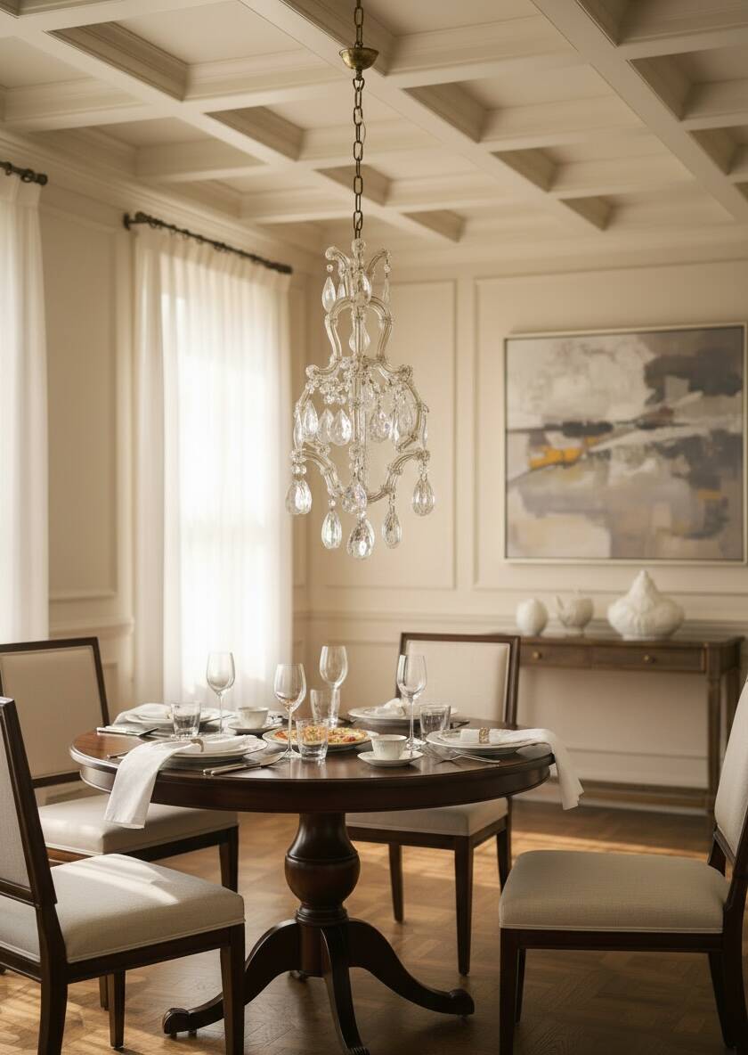 Vintage Maria Theresa Crystal Chandelier, 1950s