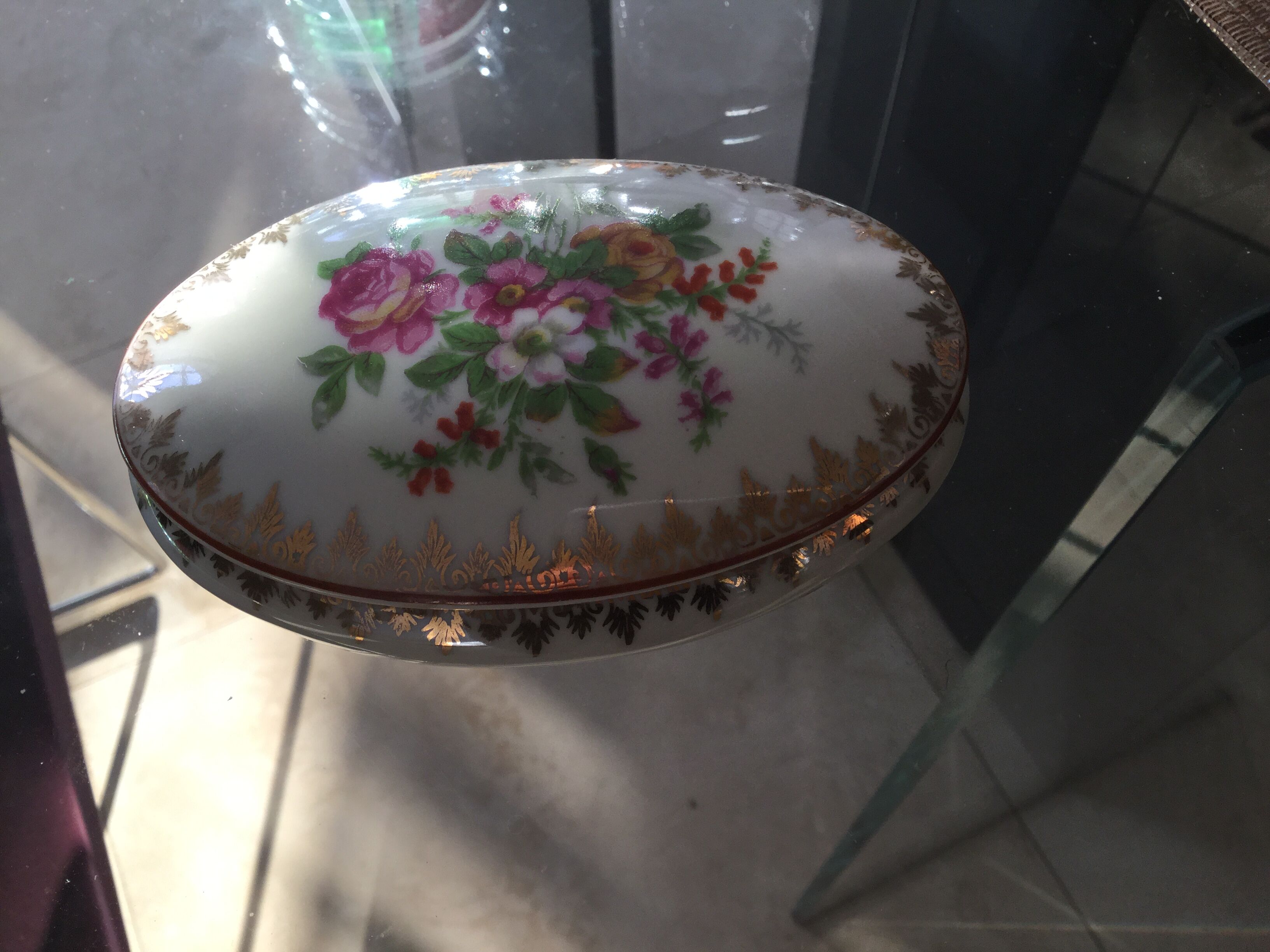 Limoges porcelain candy