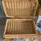 Small rattan suitcase