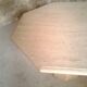 Octagonal table in travertine, 80s