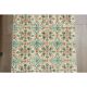 1970s vintage Turkish Oushak handmade wool cotton beige runner rug 85x270