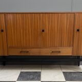 wood sideboard 1970s