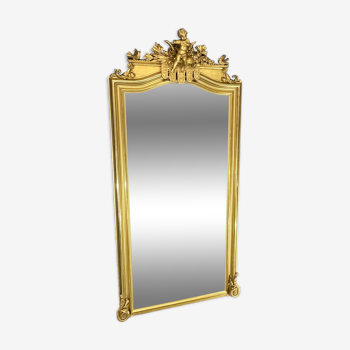 Mirror 204 x 98 cm nineteenth century Napoleon III