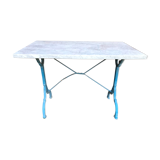 Polished marble bistro table