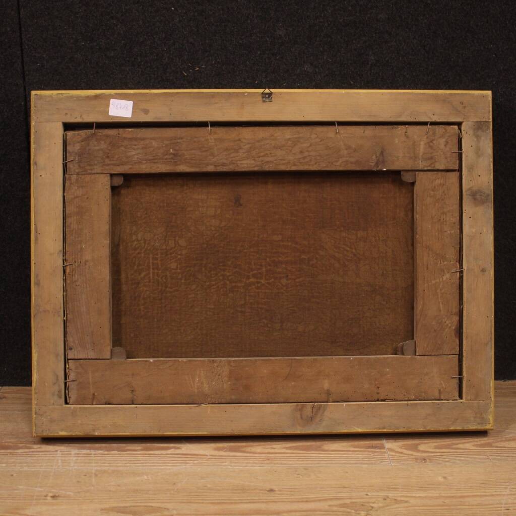 Antique French Painting Landscape From 19th Century