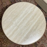 Vintage travertine coffee table from the 70s