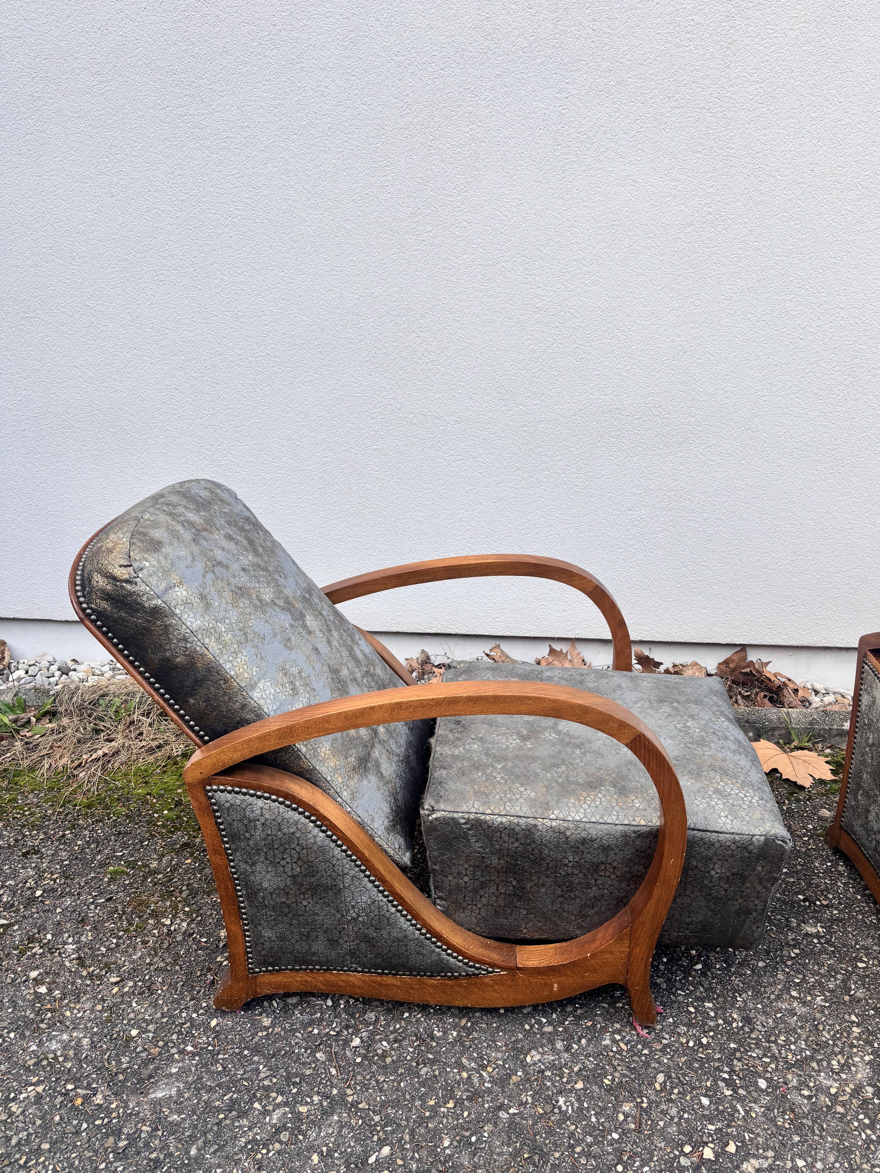 paire de fauteuil art déco