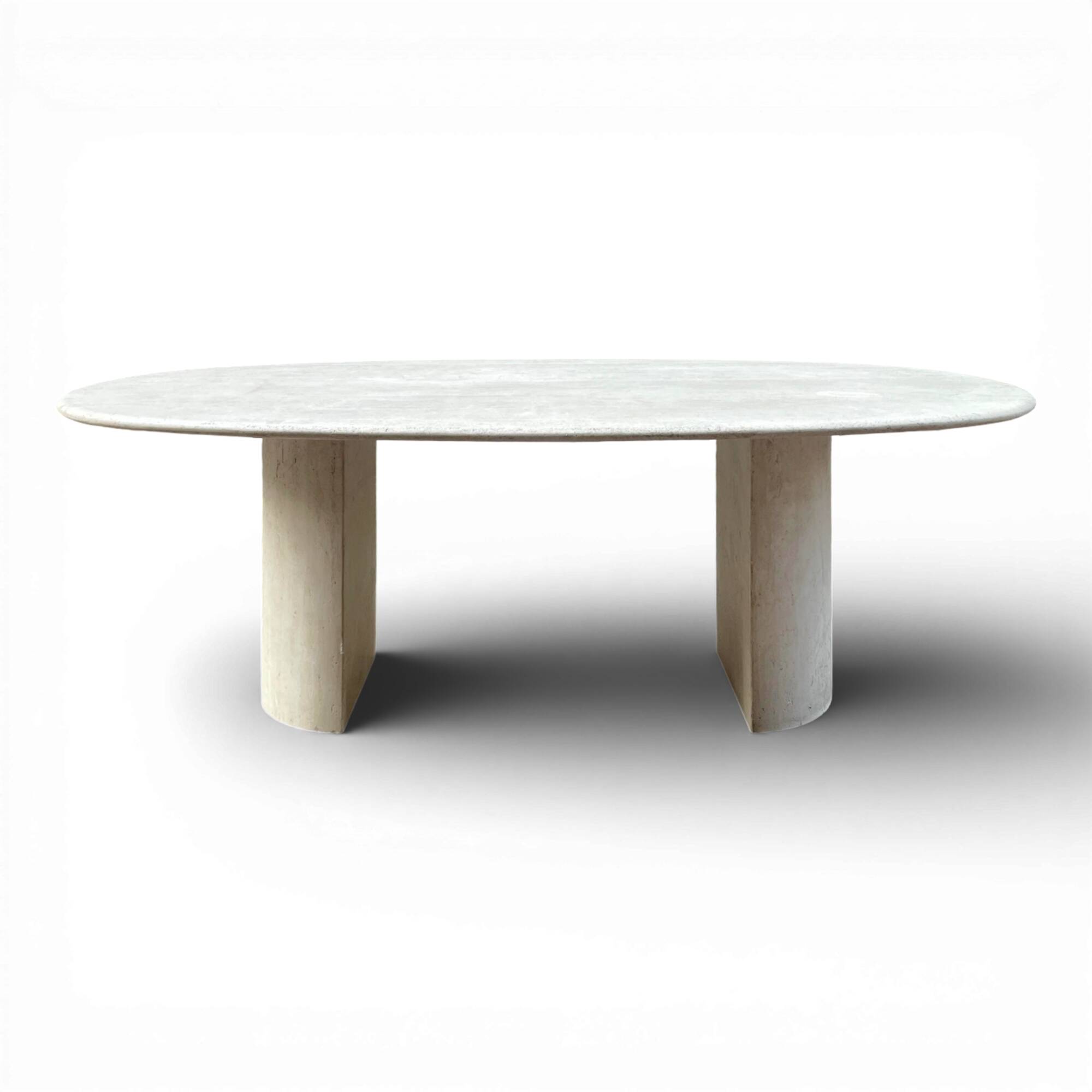 Table en travertin des années 60