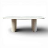 Table en travertin des années 60