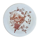 Assiette en terre de fer